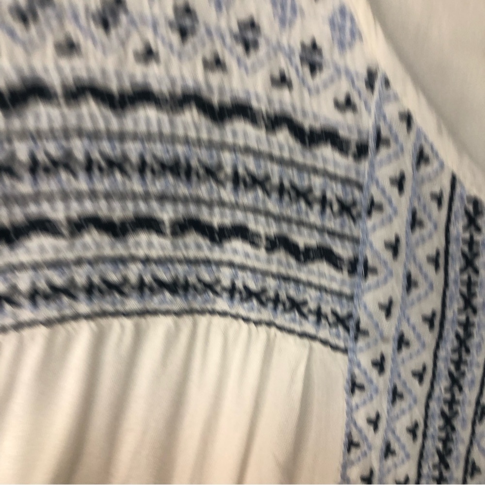 J. Jill Women’s Tunic Top Embroidered Peasant Cuffed Sleeve - Picture 7 of 10